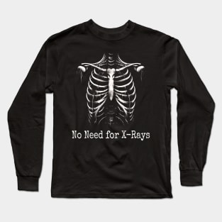 Creepy Grunge Rib Cage X-Rays Long Sleeve T-Shirt